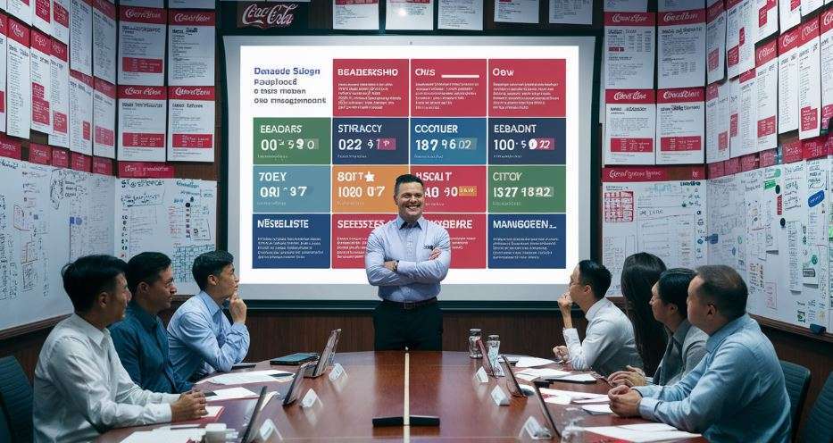 Leadership & Management, Balancing Leaderships and Management Style, Balance Score Card at Coco Cola